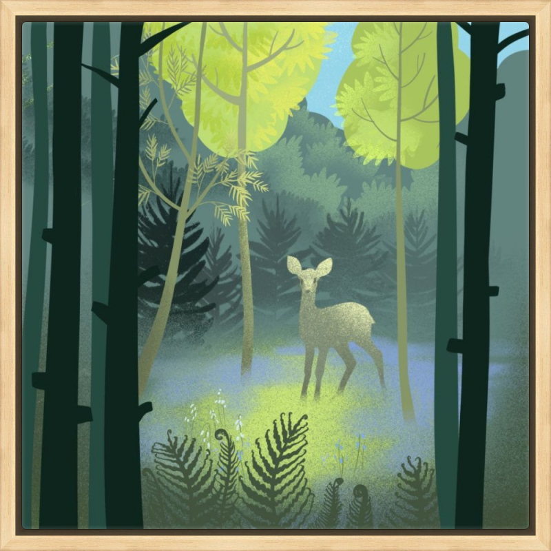 Forest in frame