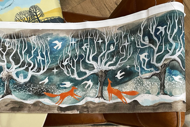 Fabric winterfox