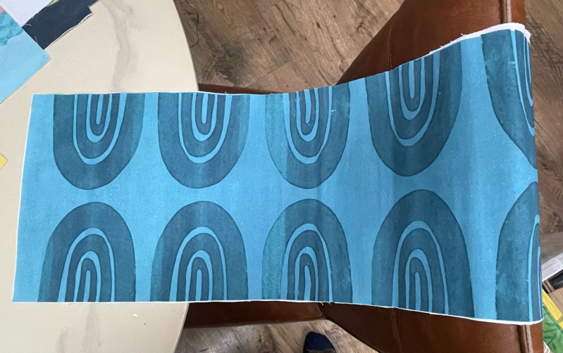 fabric blueretro arches1