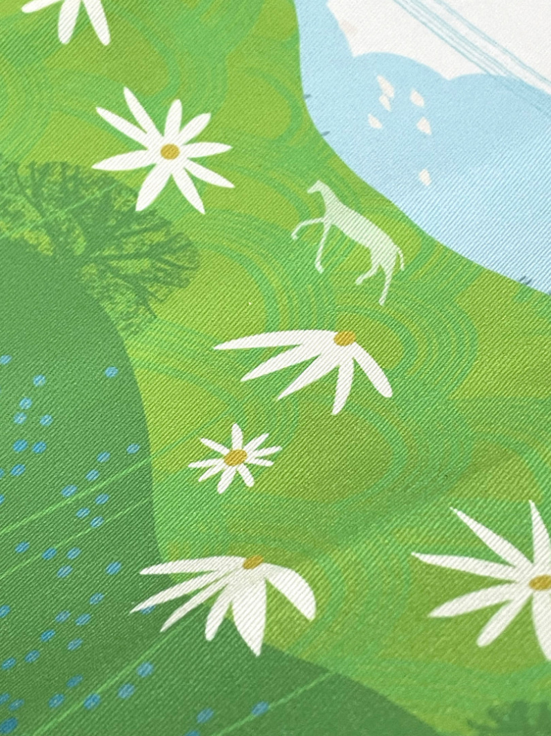 fabric whitehorsedetail